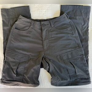 REI Co-op Convertible Hiking Pants Men’s 28x32 Gray — Zip-Off Trail Travel Cargo